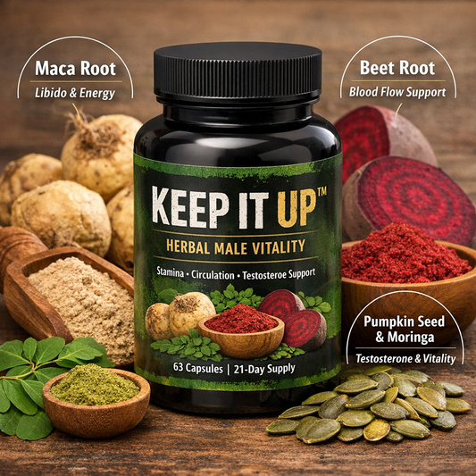 “Keep It Up” | Natural Male Testosterone Booster